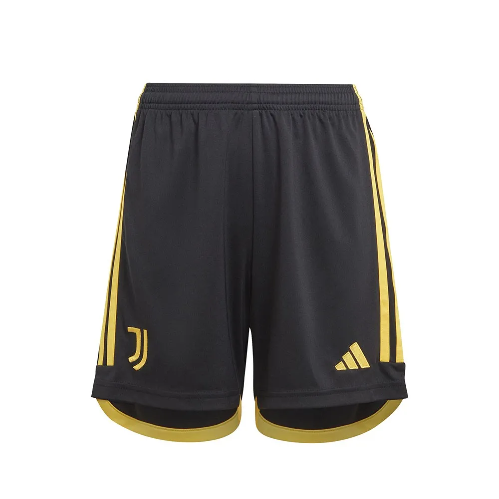 ADIDAS Pantaloncini Calcio Juve Home 23/24 Nero Bianco Bambino