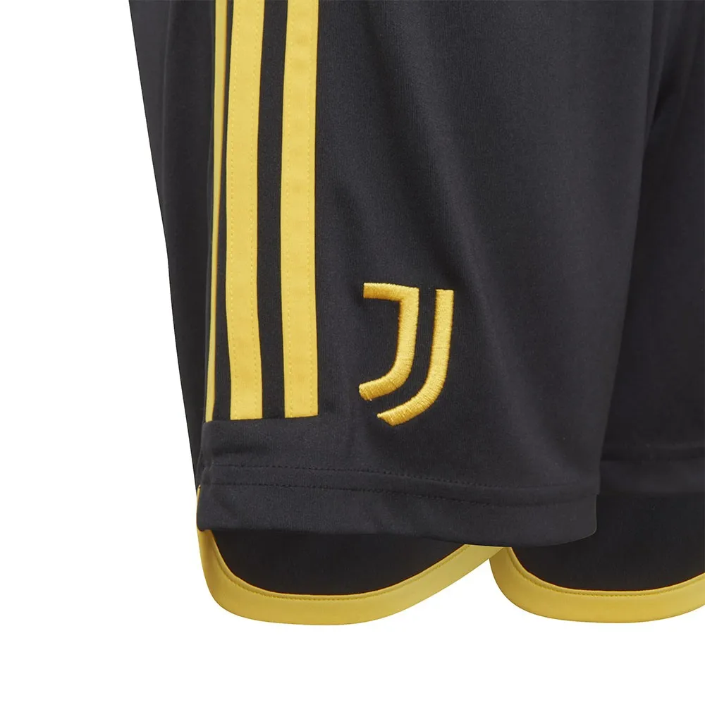 ADIDAS Pantaloncini Calcio Juve Home 23/24 Nero Bianco Bambino