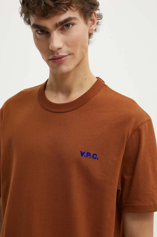 A.P.C. t-shirt in cotone t-shirt boxy petit vpc