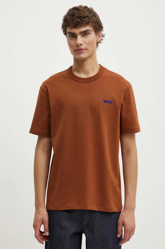 A.P.C. t-shirt in cotone t-shirt boxy petit vpc