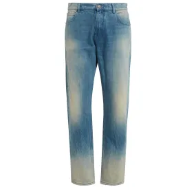 BALMAIN  Jeans in denim blu