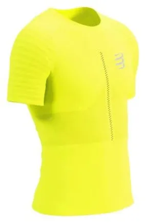 Compressport Racing Short Sleeve Jersey Yellow