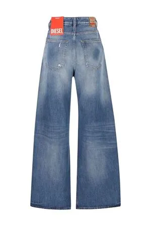 DIESEL Abbigliamento,Jeans Jeans dritti D-Sire 1996 blu medio 