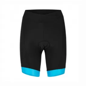 Hot Stuff Pantaloncini Ciclismo Race Nero Azzurro Fluo Donna