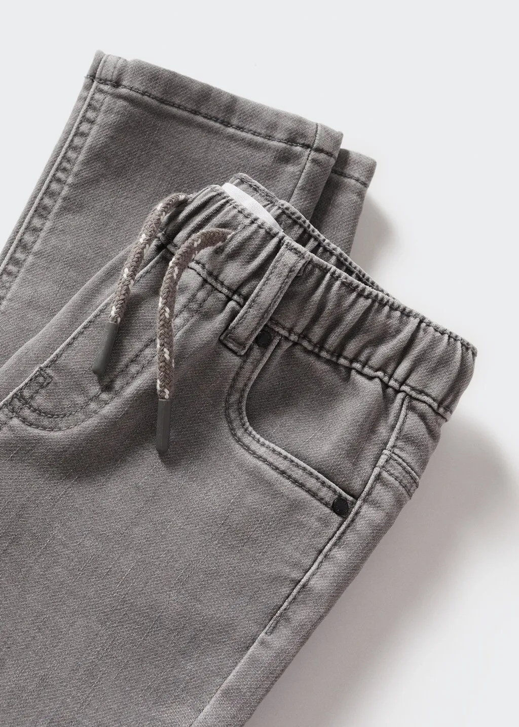 Jeans vita elasticizzata laccio