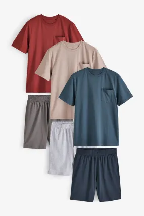 Jersey Pyjama Shorts Set 3 Pack