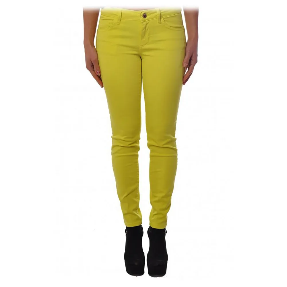 Liu Jo - Jeans Skinny Elasticizzati - Giallo - Pantaloni - Made in Italy - Luxury Exclusive Collection