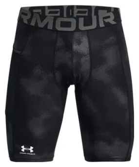 Pantaloncini a compressione stampati Under Armour HeatGear Black Uomo