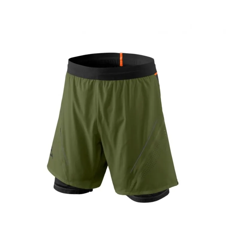 Pantaloncini da trail running Dynafit Alpine Pro 2in1 (Winter moss) da uomo