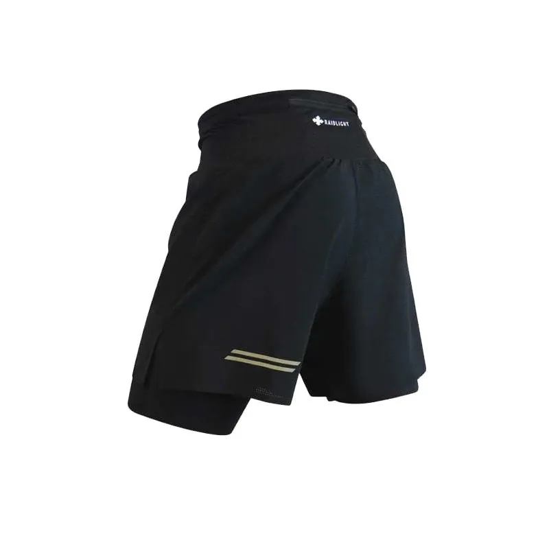 Pantaloncini Raidlight Uomo R-LIGHT 2-EN-1 (nero)