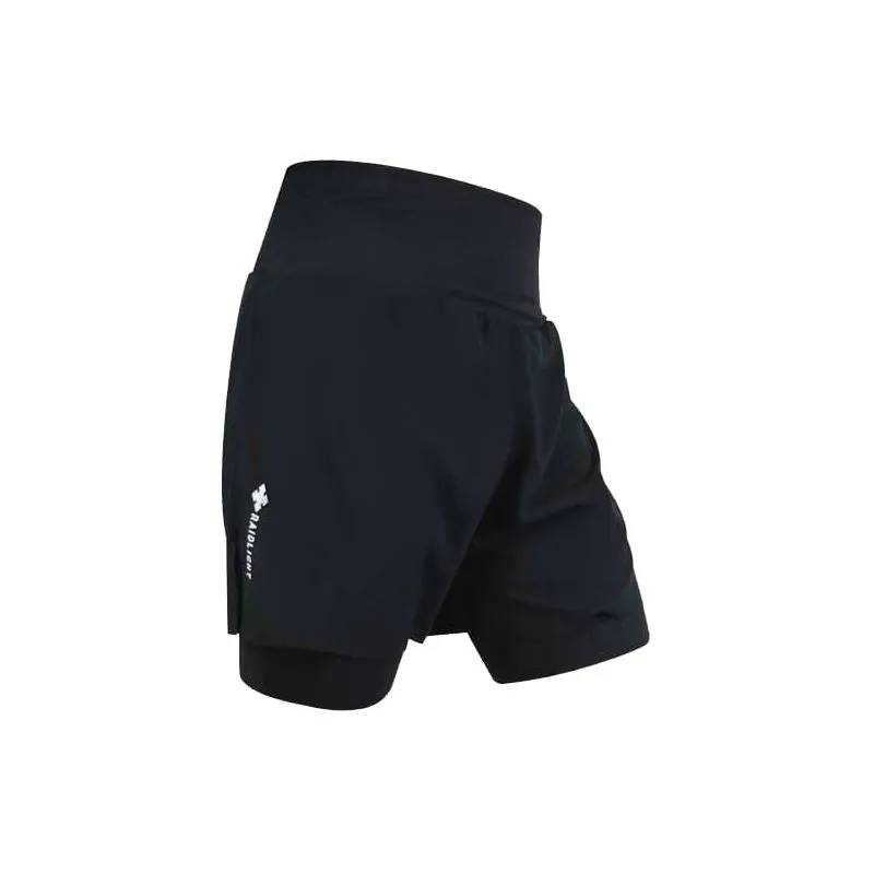 Pantaloncini Raidlight Uomo R-LIGHT 2-EN-1 (nero)