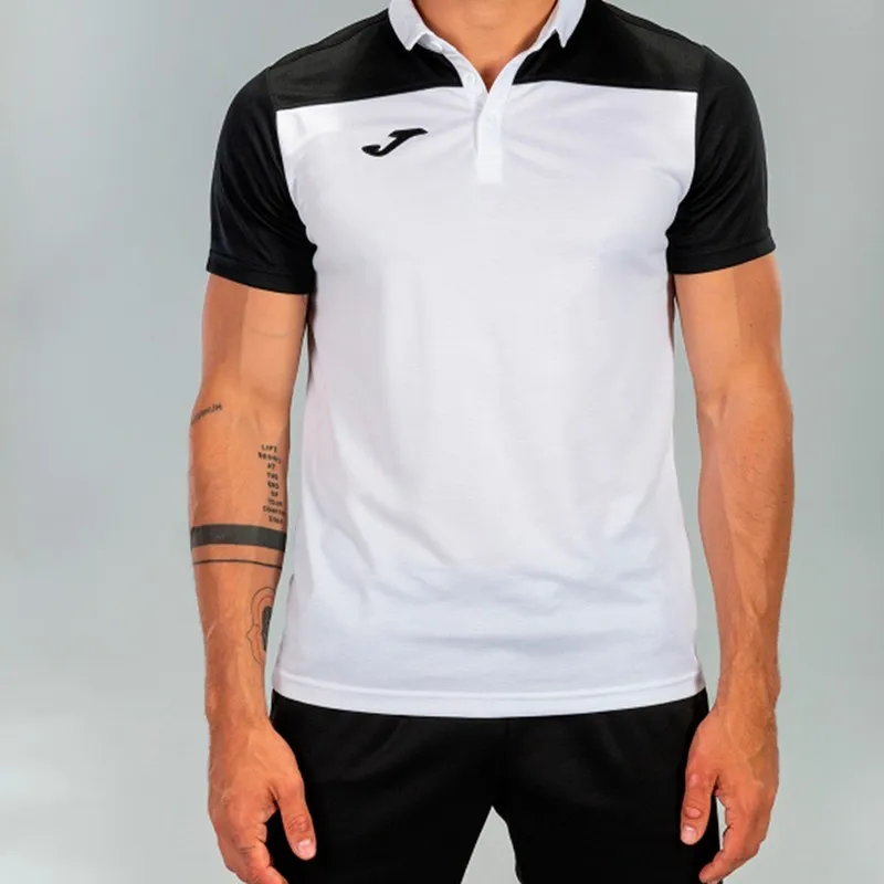 Polo Shirt Hobby Ii White-Black S/S