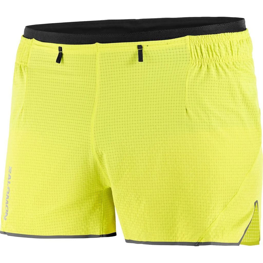 Salomon Sense Aero 3 Short Sulphur Spring - Pantaloncini Trail Running