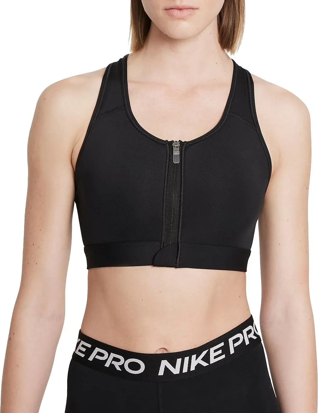 Top e Reggiseni Nike W NK DF SWSH ZIP FRONT BRA