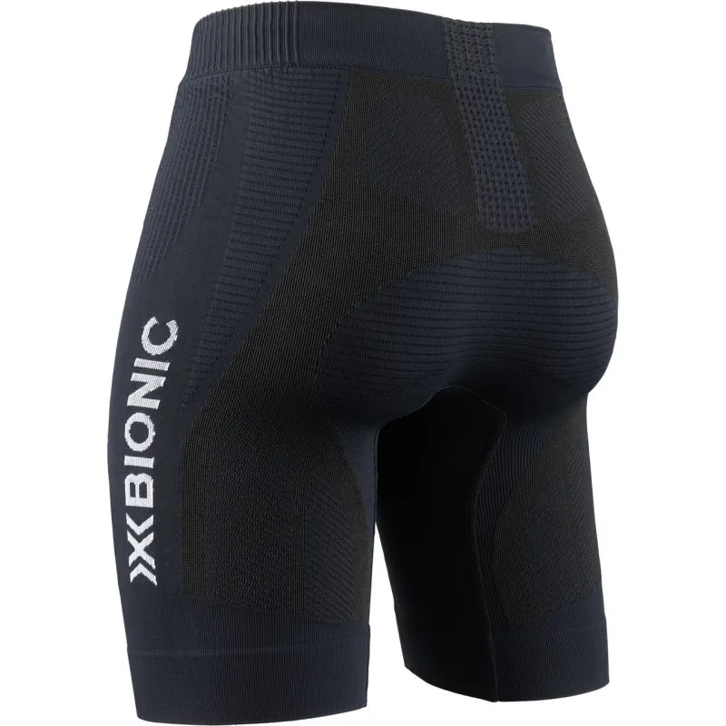 X-BIONIC The trick 4.0 pantaloncini da corsa (nero opale/bianco artico) donna