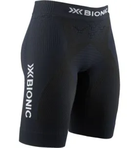 X-BIONIC The trick 4.0 pantaloncini da corsa (nero opale/bianco artico) donna